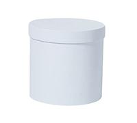 Veemoon Boîte Ronde pour Fleurs Carton Blanc Mini Seau Bouquet Décoratif pour Anniversaire Mariage et Maison Rangement Floral Polyvalent