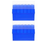 Veemoon Boîtes de Tubes à Essai 2 Pièces, Support Polyvalent 36 Trous pour Tubes de Test 10/15 Ml, Rangement pour Congélation en Laboratoire