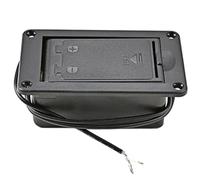 Veemoon Boîtier Batterie à Rabat pour Pickups Actifs Guitare et Basse Compartiment Compact et Installation Facile pour Musiciens