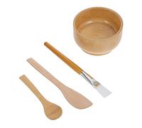 Veemoon Bol à Masque Avec Coupe-brosse Et Cuillère Outils De Mélange Pour Masques Diy De Beauté Pour Maison