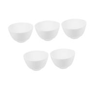 Veemoon Bol De Mélange En Silicone Pour Masques Faciaux - Set De Bols Colorés Avec Couvercle Et Spatule - Outil De Préparation Pour Soins De La Peau Et DIY Beauté Idéal Pour Mélanger