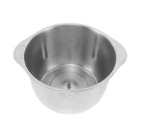 Veemoon Bol Mélangeur en Acier Inoxydable 5 L pour Mixeur Domestique Récipient Résistant à la Chaleur Bol de Rechange Polyvalent pour Hachoir à Viande et Robot Culinaire Nettoyage