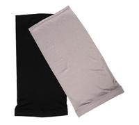 Veemoon Bonnet Turban Pour Dreadlocks Long Tube Respirant 2 Pièces Noir Et Gris Pour Femmes Cheveux Longs Soin Nocturne Voyage