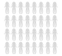 Veemoon Bouchons D’oreille en Silicone Souple Transparents, 50 Paires Réutilisables Antibruit et Étanches, Accessoires Bruit pour Concerts, Avion et Environnement Bruyant