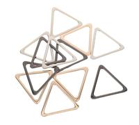 Veemoon Boucles de Ceinture Triangulaires en Alliage 12pcs, Crochet Robuste et Installation Facile pour Paquet et Vêtements, Accessoires Mode pour Création de Paquet DIY
