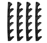 Veemoon Boucles de Support de Chaise en Plastique 5 Positions, Ajusteur Réglable, Bandes Plastiques Résistantes, Noir, pour Fauteuils Inclinables de Jardin Pliants, Usage Extérieur