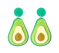 Veemoon Boucles D'oreilles En Acrylique Avocat - 1 Paire - Accessoires Colorés Pour Femmes Parfaits Pour Amateurs De Sushis Et Originaux