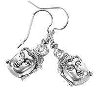 Veemoon Boucles d'Oreilles Pendantes Bouddha pour Femmes, Bijoux en Alliage de Zinc Solide, Accessoires Élégants pour Cérémonies Religieuses et Festivals