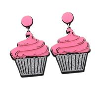 Veemoon Boucles D'Oreilles Pendantes Cupcake Mignonnes Pour Femmes Et - Accessoires Amusants De Dessert - Parfaites Pour Événements Spéciaux Et Célébrations