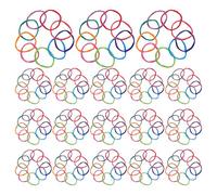 Veemoon Boucles Élastiques pour Métier à Tisser Recharge 288 Pièces Cordon Élastique Extensible Multicolore 12 Couleurs pour Maniques Tissées DIY Anneaux de Tissage Créatifs et