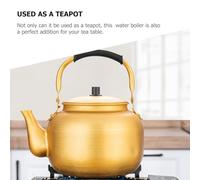 Veemoon Bouilloire en Aluminium 075 L Jaune Petite Théière Coréenne Bec Verseur Fin Résistante à la Corrosion et Haute Température pour Thé Vin Chaud et Cuisson Cuisine