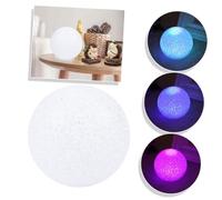 Veemoon Boule De Cristal Led Ornement De Nuit Led Lampe Saint Valentin Décorations De Table De Centre De Table Lampe De Lune Décorations De Bureau Décoration Lumineuse Ronde Balle