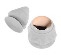 Veemoon Boule de Massage Conique Portable avec Vibration et Faible Bruit pour Soulagement des Muscles du Cou et Dos à Domicile Bureau en Plastique