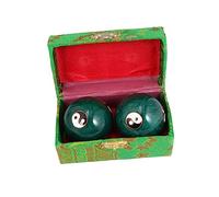 Veemoon Boules De Santé Chinoises Baoding - Boules De Massage Ying Yang Pour Exercices Tai Chi - 47mm Artisanat Traditionnel Pour Améliorer La Circulation Et Détendre Les Articulations