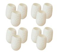 Veemoon Boules Exfoliantes Naturelles Soie 20 Pièces Compactes Douces Pour Peaux Sensibles Nettoyage Visage Exfoliant Élimination Points Noirs Soin Beauté Quotidien