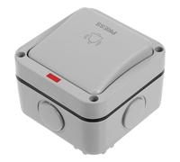 Veemoon Bouton Mural de Démarrage Étanche pour Ouvre-Portail Électrique et Porte Extérieure, Interrupteur à Double Commande pour Système de Contrôle d'Accès Jardin