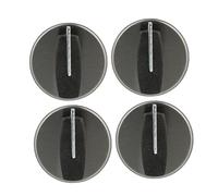 Veemoon Boutons De Cuisinière à Gaz 8mm Rotatifs 0° Plastiques Résistants à La Chaleur Accessoire Pour Fourneau Lot De 4 Pièces Usage Quotidien