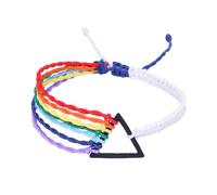 Veemoon Bracelet Couple Ajustable Corde Tressée Étanche Accessoire Unisexe pour Yoga et Spécial