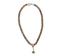Veemoon Bracelet de Santal Perles de Prière Bouddhiste de Main pour Expression de Foi Unique pour Femme