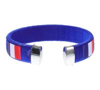 Veemoon Bracelet de Supporters en Toile à Motif Drapeau France, Bracelet de Match de Football Souple Unisexe, Décoration Sportive pour Matchs, Fêtes et Rassemblements, Accessoire Officiel