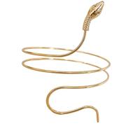 Veemoon Bracelet Manchette Serpent Chic Et Torsadé Pour Femme Jonc Bras Original Et Élégant Accessoire Raffiné Pour Occasions Festives Et Quotidiennes