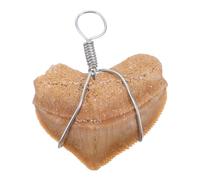 Veemoon Breloque Préhistorique Requin Dents Simulation Pendentif Collier Bijoux Fantaisie Décoration Bricolage Unique Pour Hommes Et