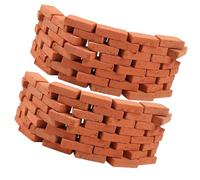 Veemoon Briques Miniatures Artificielles 1:16 pour Modélisme, 150 Pièces, Taille Miniature, Décor de Maquettes, Construction DIY pour Garçon et Filles et Amateurs, Accessoires pour Table