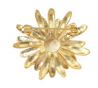Veemoon Broche Abeille et Marguerite en Alliage Décoratif, Épingle de Poitrine Créative pour Costume ou Manteau, Bijou Stylé pour Fête ou Soirée