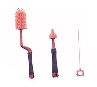 Veemoon Brosse à Biberon Longue Manche Nettoyeur Bouteille Lave-biberon Brosse Biberon Bouteille
