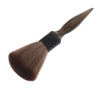 Veemoon Brosse à Cou De Coiffeur En Fibres Naturelles Et Manche En Bois Long, Brosse à Cheveux Douce Pour Salon Et Usage Personnel, Plumeau De Cou Professionnel Pour Coiffage Et Balayage