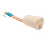 Veemoon Brosse De Bain Bois Avec Luffa Sur Bâtonnet Exfoliante Corps Et Éponge Loofah Pour Nettoyage