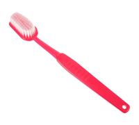 Veemoon Brosse de Bain Corps de Brosse à Dents Applicateur de Lotion Dos Manche Long Rouge pour Massages Corporels et Soin Peau