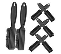 Veemoon Brosse de Coupe de Cheveux et Brosse de Nettoyage pour Rasoir 8 Pièces Manche Long Nylon Doux Homme Soins Barbe Nettoyage du Cou