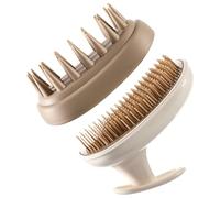 Veemoon Brosse de Massage Silicone Souple Brosse Exfoliante Pellicules Masseur Doux pour Shampooing et Stimulation Apaisante Adaptée à Types de Cheveux Usage Humide et Sec