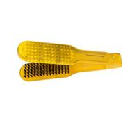 Veemoon Brosse Lissante Cheveux Résistante Jaune Brosse Plate Coiffante et Portable Outil de Coiffure pour Redresser et Cheveux à Domicile