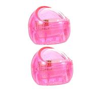 Veemoon Brosse pour Embout de Ponceuse à Ongles 2 Pcs Taille Mini Nettoyage Doux et Dur Outils Nail Art Usage Professionnel et Voyage