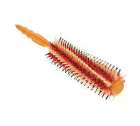 Veemoon Brosse Ronde Bois Doré pour Boucler et Lisser Cheveux Épais à Longs Brosse Coiffante Résistante Chaleur Démêlante et Facile à Utiliser