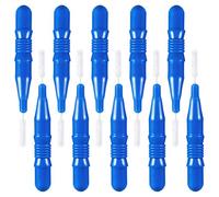 Veemoon Brossettes Interdentaires Bleues 50 Pièces -Dents Bâtonnets De Tipis Brosses Outil De Nettoyage Buccal Soins Bucco-Dentaires Tête De Interdentaire 2