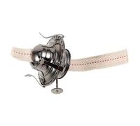 Veemoon Brûleur de Lampe à Pétrole Rétro Mèche en Fer, Socle Profond Gris pour Lampe à Huile, Accessoire de Remplacement Solide, Fournitures pour Éclairage Extérieur et Décoration