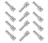 Veemoon Buse de brumisation Basse Pression 6 mm en Laiton, Lot de 15 pièces, Embout d’arrosage pour Refroidissement extérieur, Irrigation par atomisation, Outil d’arrosage Jardin économique en Eau