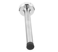 Veemoon Butée de Porte Murale 15 Cm en INOX Brossé Embout Amortissant en Caoutchouc, Arrêt Porte Extra Long pour Bureau et Maison, Protection Murale Silencieuse