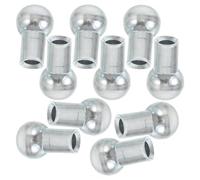 Veemoon Butée de Rechange pour câble de Gym, borne à Boule pour câble de Fitness en Acier, Lot de 10, Accessoire de réparation pour poulie Musculation, Home Gym