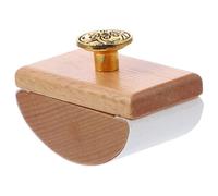 Veemoon Buvard à Bascule en Bois Taille Moyenne Outil d'Absorption Rapide en Alliage d'Aluminium pour Bureau et Usage Stylos-Plumage