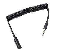 Veemoon Câble D'extension Câble Extensible à Ressort Flexible Audio Jack 3,5mm Prise Jack Femelle en Cuivre et Plastique pour Casque et Écouteurs