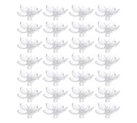 Veemoon Cache-ampoules LED 5 Mm pour Guirlandes Lumineuses, 80 Pièces Abat-jour Fleurs de Cerisier, Accessoire Décoration Mariage et Intérieur, Pièces de Rechange Solide en Plastique