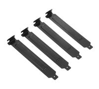 Veemoon Cache D'emplacement Pci Format Complet ou Standard 20 Pièces en Acier Inoxydable Noir, Haute Résistance, Réduit la Poussière pour Refroidissement et Protection PC