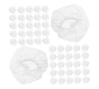 Veemoon Cache-oreilles Usage Unique Étanches Jetables en Plastique Blanc Protection Oreilles 1000 Pcs pour Bain et Teinture et Pratique en Lieux Publics