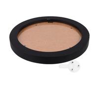 Veemoon Cadre Mural Rond 7 Pouces Noir pour Cercle à Broder en Bois Support de Tambour à Broder Diamètre 177 CM Décoration Chambre et Fournitures de Couture