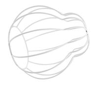 Veemoon Cage à Ampoule en Métal Robuste Abat-Jour Suspendu Ajouré de Calebasse Protection D’Ampoule Industrielle Compatible Suspensions et Lampes de Table Style Vintage Rustique