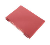Veemoon Cahier de Partitions à Spirale B5 Rouge pour Apprentissage Musical | Papier et Plastique, Pages Détachables, Organisation Facile, pour Exercices, Notation et Cours en Classe